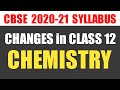 Chemistry Syllabus Class 12 2020-21 | Latest CBSE Syllabus 2021 in Hindi