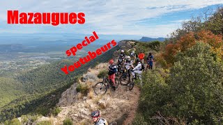 VTT Var 83 "Mazaugues en Mode guide pour des Youtubeurs " grosse régalade dans du gros techniques😱