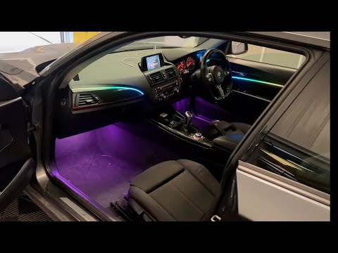 BMW 1 Series F20 Ambient Lighting Install | RGB LED Car Interior Lights | Car Ambient Lights