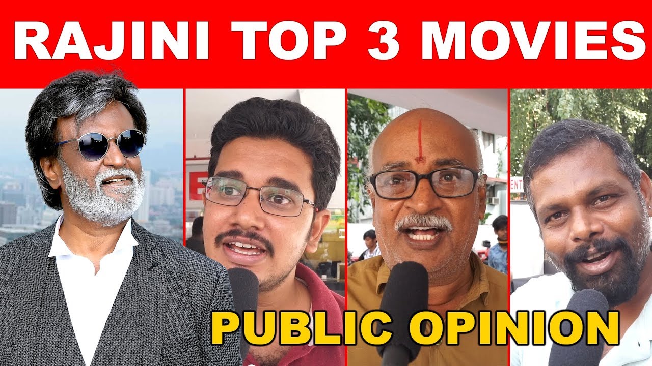 Rajini Top 3 Movies Public Opinion | Badshaa | Happy Birthday Rajini | Rajini Birthday
