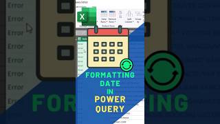 Simplify Date Formatting in Power Query #excel #exceltips #exceltutorial #exceltricks