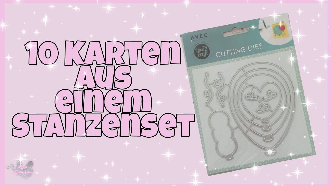💕 10 Karten aus einem Stanzenset 💕 von Action