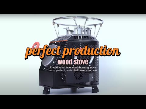 موقد الحطب الذي لا يدخن يمكن أن يحرق الدخان في النار