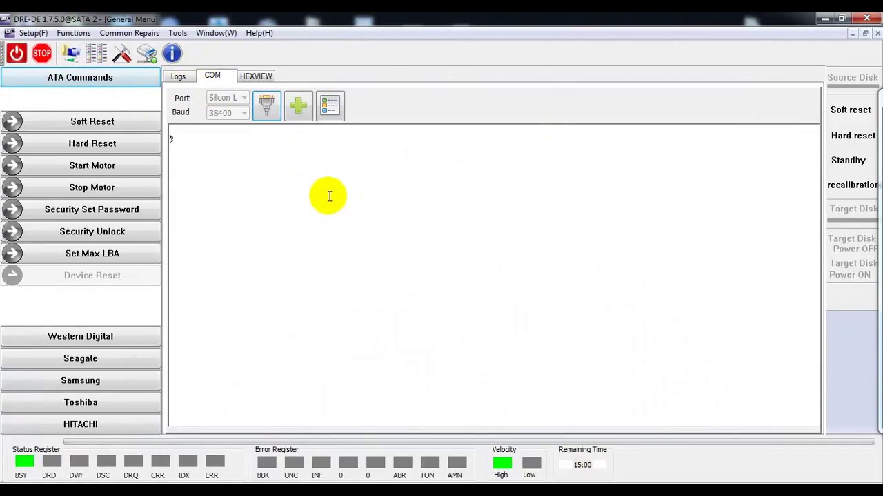 Seagate hdd recovery momentus ST9500420AS  0 capacity data recovery by DFL data recovery tool