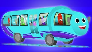 Ruedas En El Autobús Canciones Infantiles Para Niños Bus Rima En Español Wheels On The Bus