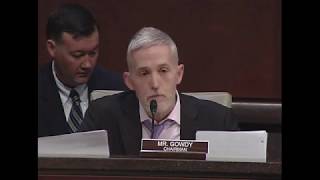 Chairman Gowdy Opening Statement – Oversight of the FBI/DOJ Actions in Advance of the 2016 Election