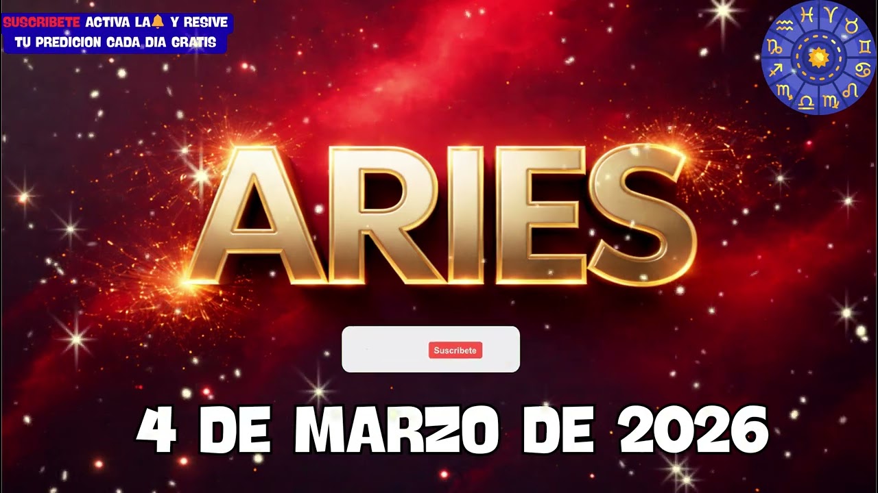 ARIES ♈ 4 de Marzo trae un movimiento que no esperabas | 2026