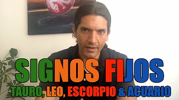 ¿Qué signos del zodiaco no son fijos?