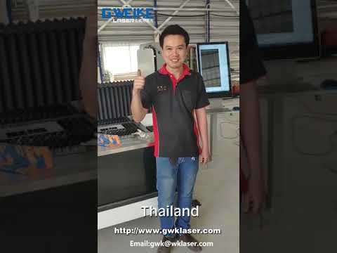 Feedback from Thailand Customer Fiber Laser Cutting Machine User