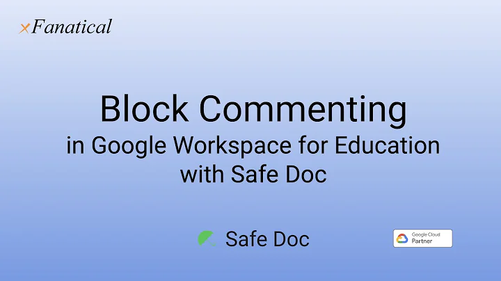 How to block commenting in Google Workspace for Education || Disable commenting in Google Docs