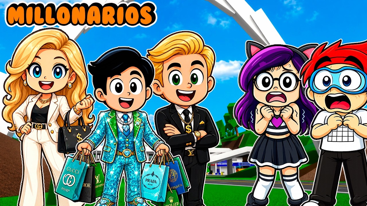 Una FAMILIA MILLONARIA ADOPTA a KARIM JUEGA en BROOKHAVEN ROBLOX | Kori