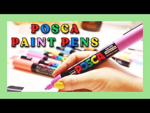 Best💪🏼BLACK PAPER for POSCA MARKERS!😮 HOW to USE Black Paper