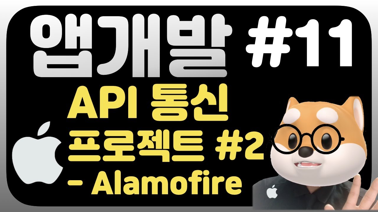 swift 문법 New Update 취준생을 위한 아이폰 앱개발 강좌 API Alamofire - Swift UIkit fundamental Tutorial (2020) - Alamofire