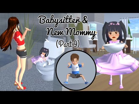 Babysitter & New Mommy 👶😈😭 (Part 9) | Sad Story | Sakuraschoolsimulator