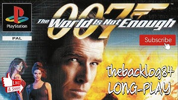 #1 007 The World Is Not Enough Long-play Walkthrough PS1 (PS3) NO COMMENTARY (GAME #1)