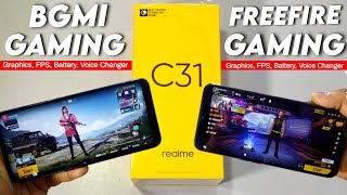 Realme C31 Gaming Review | Realme C31 BGMI (Pubg) Gaming| Realme C31 Free Fire Gaming | Atul Tech