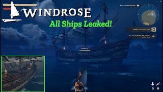 Leaking ALL Windrose Ships - Man O' War Found!