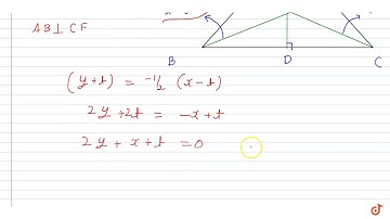 The equation of the altitudes AD, BE, CF of a triangle ABC are `x + y = 0, x-4y = 0 and 2x-y = ...