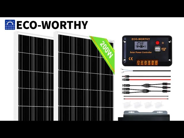 BEST VALUE? Solar Panel Kit Unbox & Install