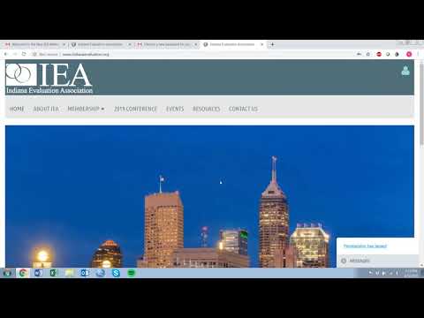 Indiana Evaluation Association - First Login for Lapsed Members