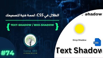 🌟 الدرس 20: تأثيرات الظلال في CSS | text-shadow و box-shadow لتصميم احترافي وجذاب! 🖼️✨