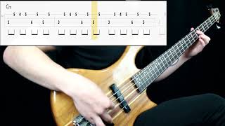 Final Fantasy IV (Nobuo Uematsu) - Boss Battle Theme (Bass Cover) (Play Along Tabs In Video)