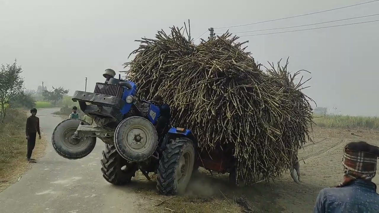 Sonalika 35 cd trolley testing 