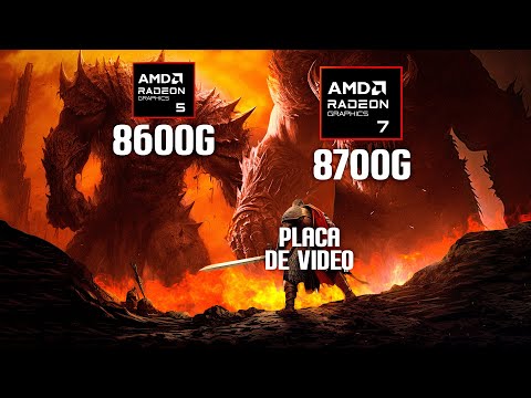 TCHAU PLACA DE VÍDEO? AMD Ryzen 8600G e 8700G em MUITOS TESTES