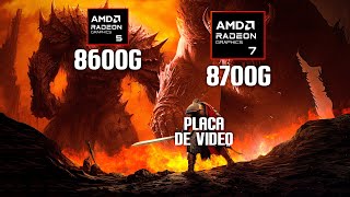 TCHAU PLACA DE VÍDEO AMD Ryzen 8600G e 8700G em MUITOS TESTES