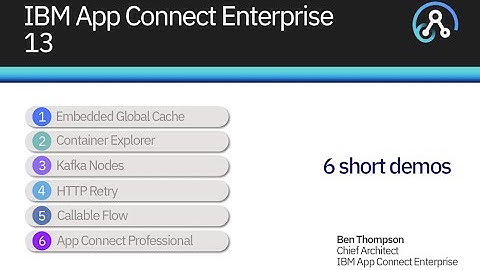 6 Short Demos - IBM App Connect Enterprise 13
