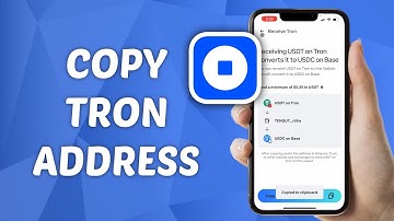 How to Copy Tron (TRX) Address on Coinbase Wallet