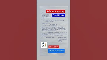Application for leaving certificate/TC.#shorts#shortvideo#essaywriting#english#tc#leavingcertificate