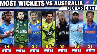Most Wickets against Australia in ODI Cricket Most Wickets Vs Australia BEST BOW