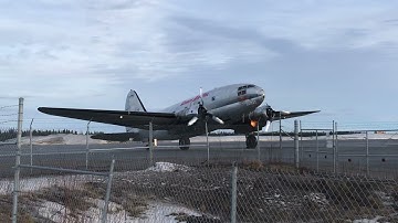C-46 Commando Start up