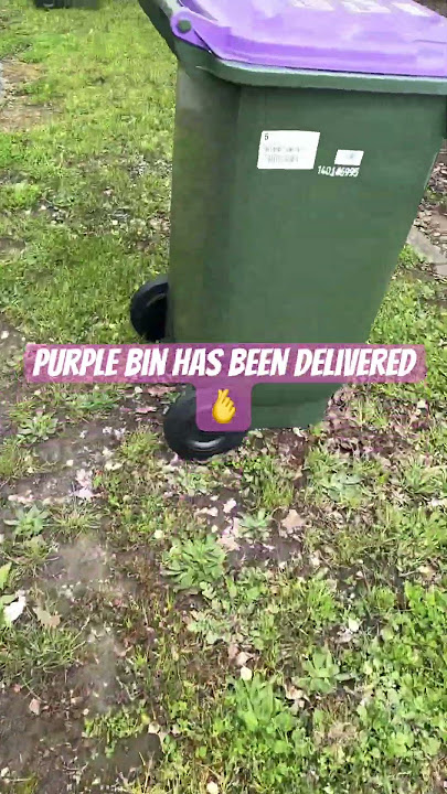 Purple bin has been delivered in some areas of Ballarat