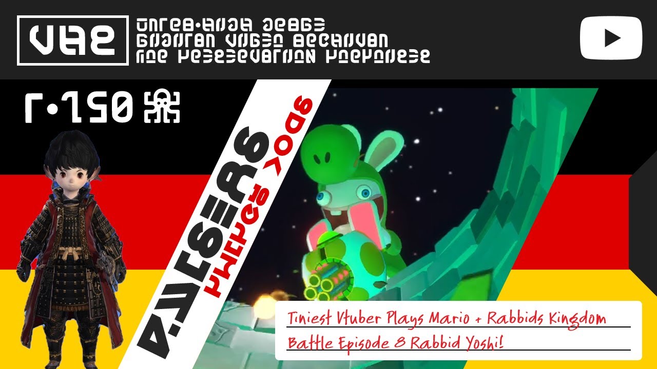 Tiniest Vtuber Plays Mario + Rabbids Kingdom Battle Episode 8 Rabbid Yoshi!