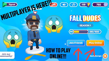 How to join beta tester in Fall Dudes| Fall Dudes multiplayer #falldudesmultiplayerupdate #falldudes