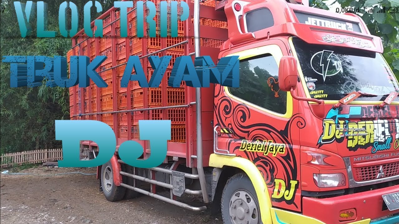 VLOG truk  ayam dj deriel jaya enjoy your trip with 