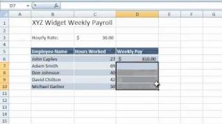 Relative and Absolute Cell references in Microsoft Excel