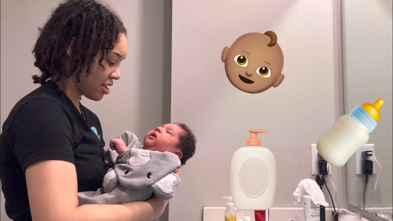 Giving our NEWBORN BABY a BREAST MILK BATH!! YouTube