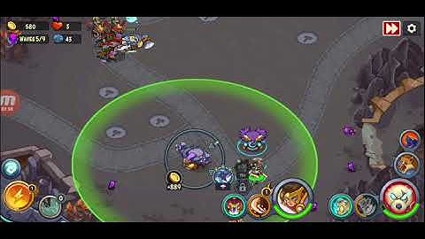 King Of Defense Battle Frontier - World 2 Stage 43 - 2 Heroes