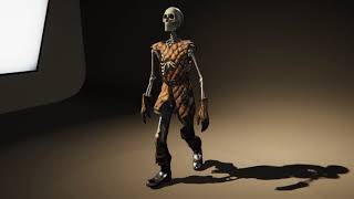 Skeleton Armor Animation Preview - Unity
