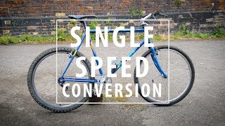 Converting A Retro Mountain Bike To Single Speed - 1990 Carrera Katmandu