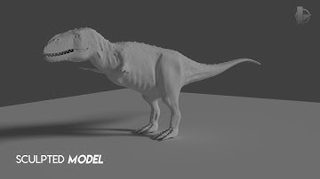 Giganotosaurus - Blender 3D