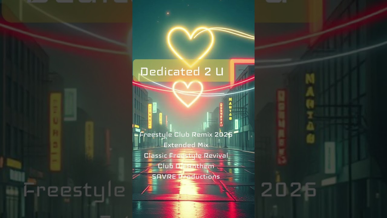  Dedicated 2 U Freestyle Club Remix 2026 Style Extended Mix Freestyle/SAVRE Productions