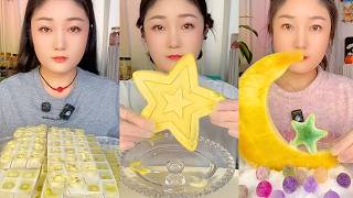 Mini Jelly Cubes, Star Dessert, and Crescent Moon Jelly