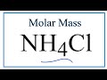 Molar Mass and Chemical Formulas