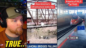 Modern Infrastructure Compared - European Countries VS United States