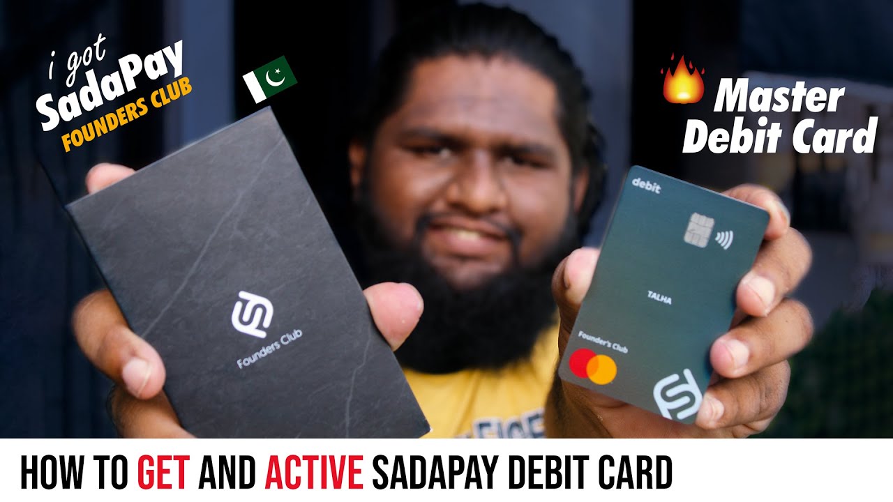 SADAPAY Founders Club Debit Card Unboxing How to Get and Active