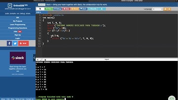 Exercício invertido - Solução Linguagem C para algoritmo tabuada com laço “para”